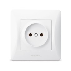 Розетка Videx BINERA 1ая (VF-BNSK1-W)
