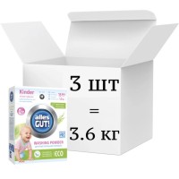 Пральний порошок Alles GUT! Eco Дитячий 3 х 1.2 кг (4820189880295)