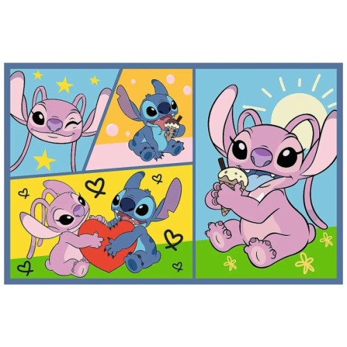 Пазл Trefl Lilo&Stitch Зі Стічем не нудно 2x70 (5900511344448)
