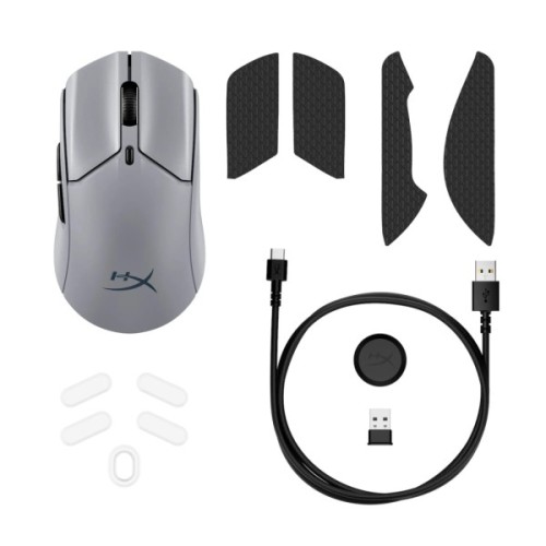 Мишка HyperX Haste 2 Pro Wireless/Bluetooth/USB Gray (A1KY5AA)