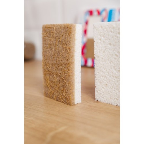 Губки кухонні Добра Господарочка Целюлозні З кокосовим волокном 2 шт. (4820086523073)