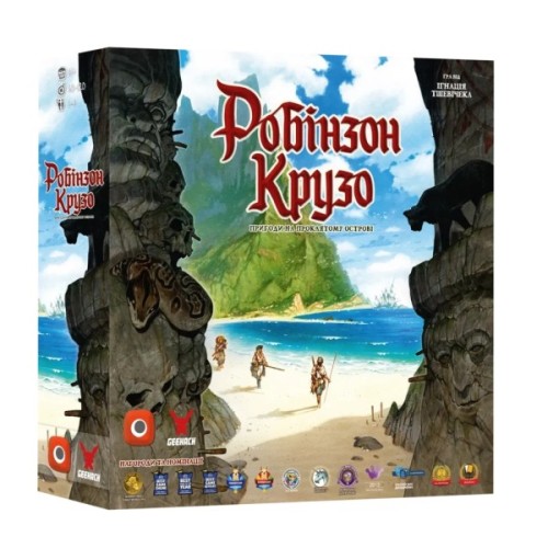 Настільна гра Geekach Games Робінзон Крузо. Пригоди на проклятому острові (Robinson Crusoe: Adventures on the Cursed Island) (GKCH0264)
