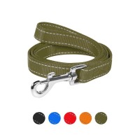 Повідець для собак Dog Extreme з нейлону подвійний Ш 25 мм Д 122 см хакі (429931)