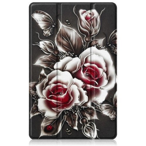 Чохол до планшета BeCover Smart Case Samsung Galaxy Tab S9 (SM-X710/SM-X716) / S9 FE (SM-X510/SM-X516B) 11.0" Black Rose (715922)