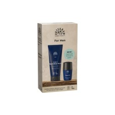 Набір косметики Urtekram Органічний чоловічий Засіб для миття голови і тіла 200 мл + Роликовий дезодорант 50 мл (5701058013954)