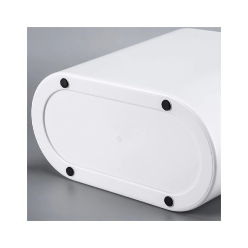 Контейнер для сміття JAH Сенсорний Овальний Білий 8 л (6601)