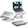 Підставка до ноутбука Ugreen LP966 Laptop Stand Adjustable Angle/Heigh & Foldable Sliver (95187)
