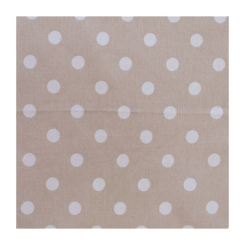 Штора Прованс комплект Горох бежевий 136х170 см 2 шт (11103)