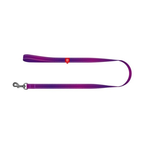 Повідець для собак WAUDOG Nylon Mono, світловідбивний S фіолетовий (52179)