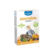 Корм для птахів Природа Корела для середніх папуг 500 г (картон) (4820157400425)
