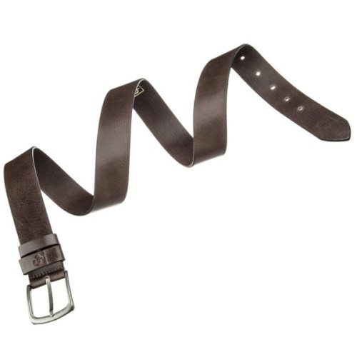 Ремінь Grande Pelle З круглою пряжкою Капучіно (11271)