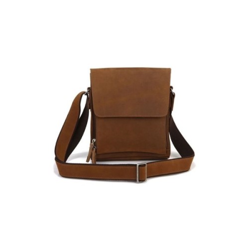 Сумка Vintage З вінтажної шкіри Коричнева (14159)