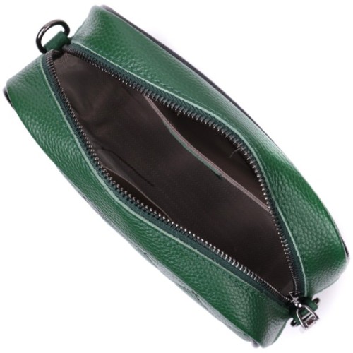 Сумка Vintage З натуральної шкіри Зелена (22384)