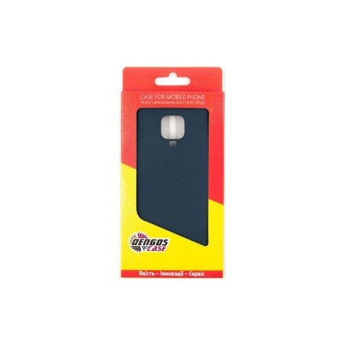 Чохол до мобільного телефона Dengos Carbon Xiaomi Redmi Note 9s, blue (DG-TPU-CRBN-93) (DG-TPU-CRBN-93)