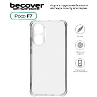 Чохол до мобільного телефона BeCover Anti-Shock Poco F7 Clear (713807)