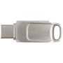 USB флеш накопичувач Wibrand 128GB Bee Silver USB 3.2/Type-C (WI3.2TC/BE128TC039S)