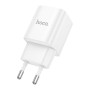 Зарядний пристрій HOCO C147A Charm 1xUSB-C PD20W + 1xUSB QC3.0 White (6942007630276)