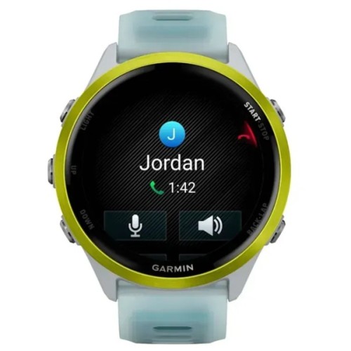 Смарт-годинник Garmin Forerunner 570 - 47MM, Whitestone/Amp Yellow, GPS (010-02971-01)