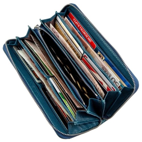 Гаманець ST Leather Блакитний (18861)