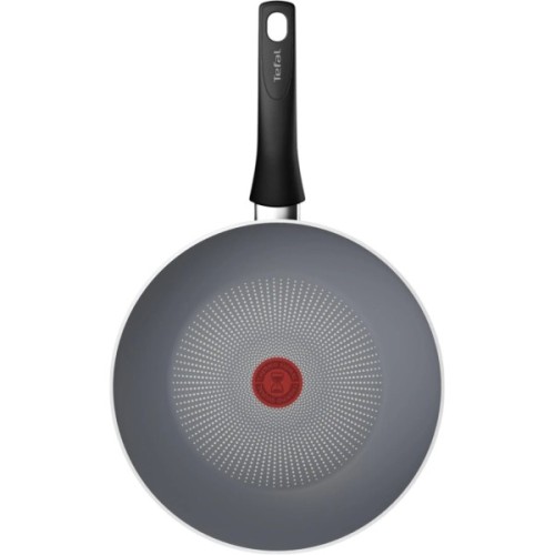 Сковорода Tefal ВОК Halo 28 см, алюміній, бакеліт, сірий (C3121953)