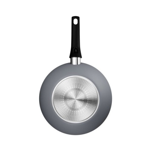 Сковорода Tefal ВОК Halo 28 см, алюміній, бакеліт, сірий (C3121953)