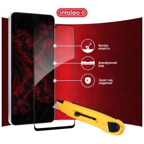 Скло захисне Intaleo Full Glue Samsung A06 5G Black (1283126613012)