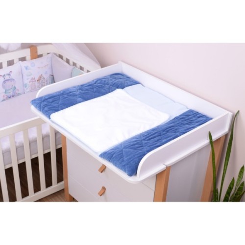 Пеленальний матрацик Верес Velour Deep blue 72х80 см (429.2)