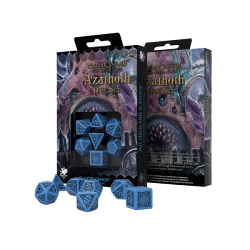 Набір кубиків для настільних ігор Q-Workshop COC The Outer Gods Azathoth Dice Set (7 шт) (SCTA08)