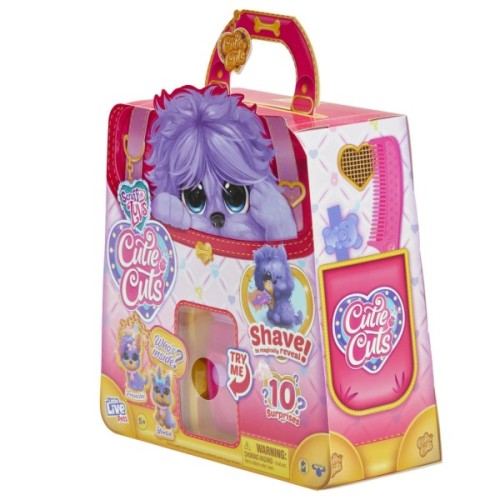 М'яка іграшка Moose Няшка-потеряшка Грумінг салон лілова (30147)