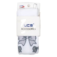 Колготки дитячі UCS Socks з бантиком (M0C0301-1125-86G-white)