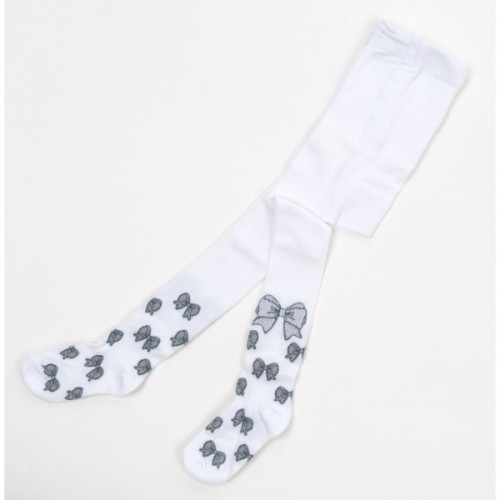 Колготки дитячі UCS Socks з бантиком (M0C0301-1125-86G-white)