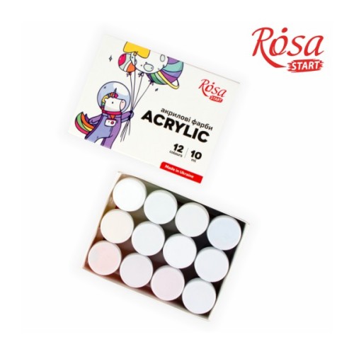 Акрилові фарби Rosa START Space Unicorn 12 x10 мл (4823098531067)