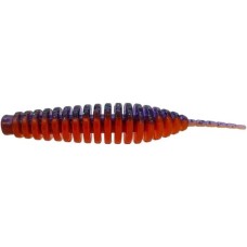 Силікон рибальський FishUP Tanta 2.5" 207 - Dark Violet/Orange (8шт/уп) (1864.14.54)