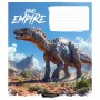 Зошит Школярик Dino empire 18 аркушів клітинка (018-3490K)