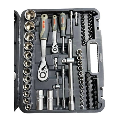 Набір інструментів GTM 82шт. 1/2-1/4" 4-32мм, кейс (GTS-082)