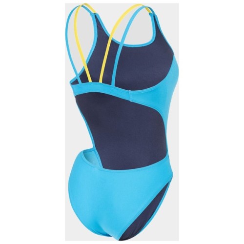 Купальник Arena Swimsuit Tech Multi Solid 008054-820 блакитний, жовтий 38 (3468337740100)