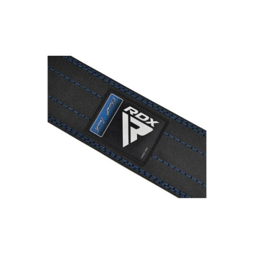 Атлетичний пояс RDX для пауерліфтингу RD1 шкіряний Blue XL (WPB-RD1U-XL)