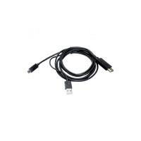 Кабель мультимедійний Micro 5P to HDMI 1.8m + USB for power (MHL) PowerPlant (CA910861)