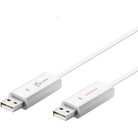Дата кабель USB 2.0 AM/AM 1.8m Windows & Mac J5create (JUC400-N)