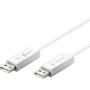 Дата кабель USB 2.0 AM/AM 1.8m Windows & Mac J5create (JUC400-N)