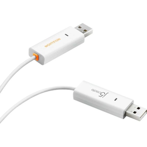 Дата кабель USB 2.0 AM/AM 1.8m Windows & Mac J5create (JUC400-N)