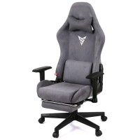 Крісло ігрове Аклас Герць RL Сірий (Сірий оксамит) (00160346)