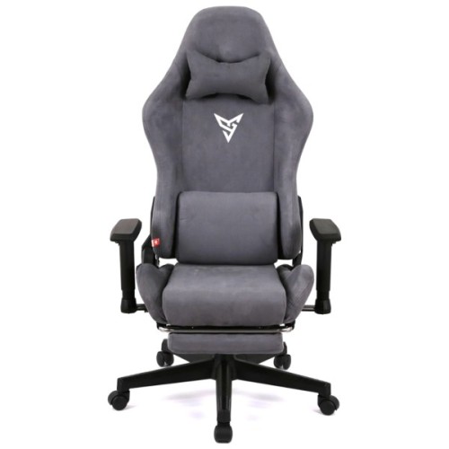 Крісло ігрове Аклас Герць RL Сірий (Сірий оксамит) (00160346)