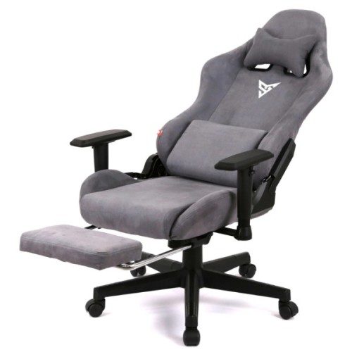 Крісло ігрове Аклас Герць RL Сірий (Сірий оксамит) (00160346)