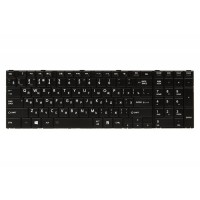 Клавіатура ноутбука PowerPlant TOSHIBA Satellite C850, C870 черный, черный фрейм (KB310272)