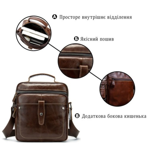 Сумка Vintage Коричнева (14700)