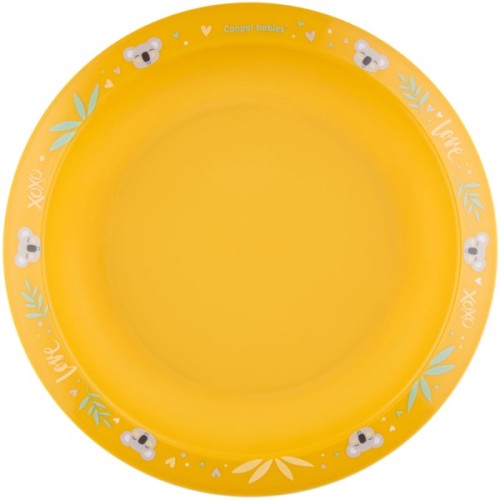 Набір дитячого посуду Canpol babies Exotic Animals Жовтий 2 шт. (56/523_yel)
