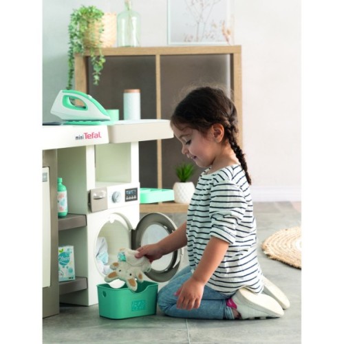 Ігровий набір Smoby Інтерактивний набір 2 в 1 Тефаль Кухня + Пральня (311050)
