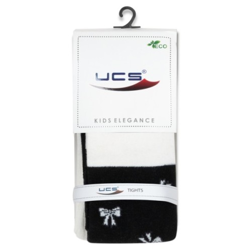 Колготки дитячі UCS Socks з бантиками (M0C0301-2290-5G-black)