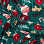 Плед Ardesto Christmas Flannel 100% поліестер, різдвяні смаколики 160х200 см (ART0122PB)